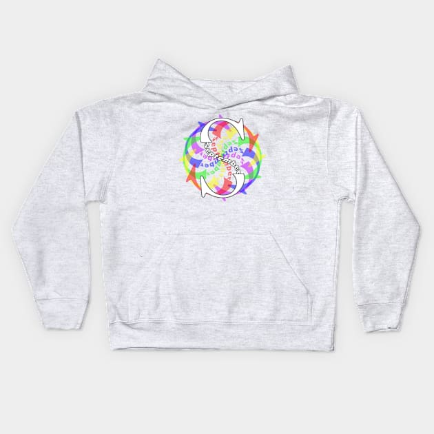 September Rainbow Kids Hoodie by SanTees